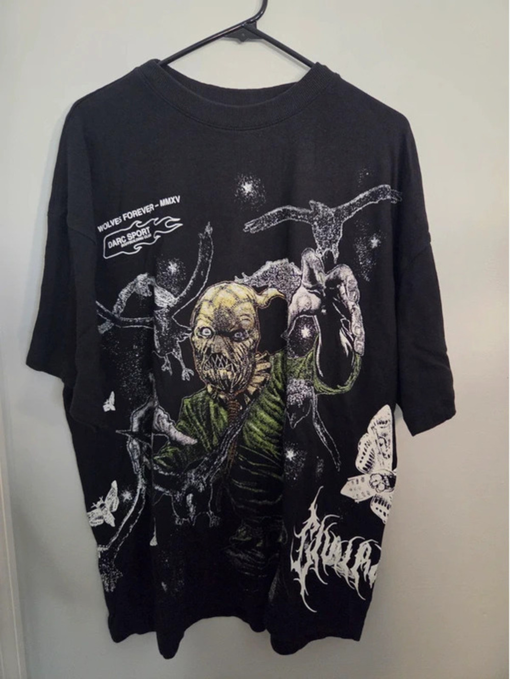 Darc Sport x Batman Scarecrow Born In Darcness Ch 2 Oversized Tee L NWOT